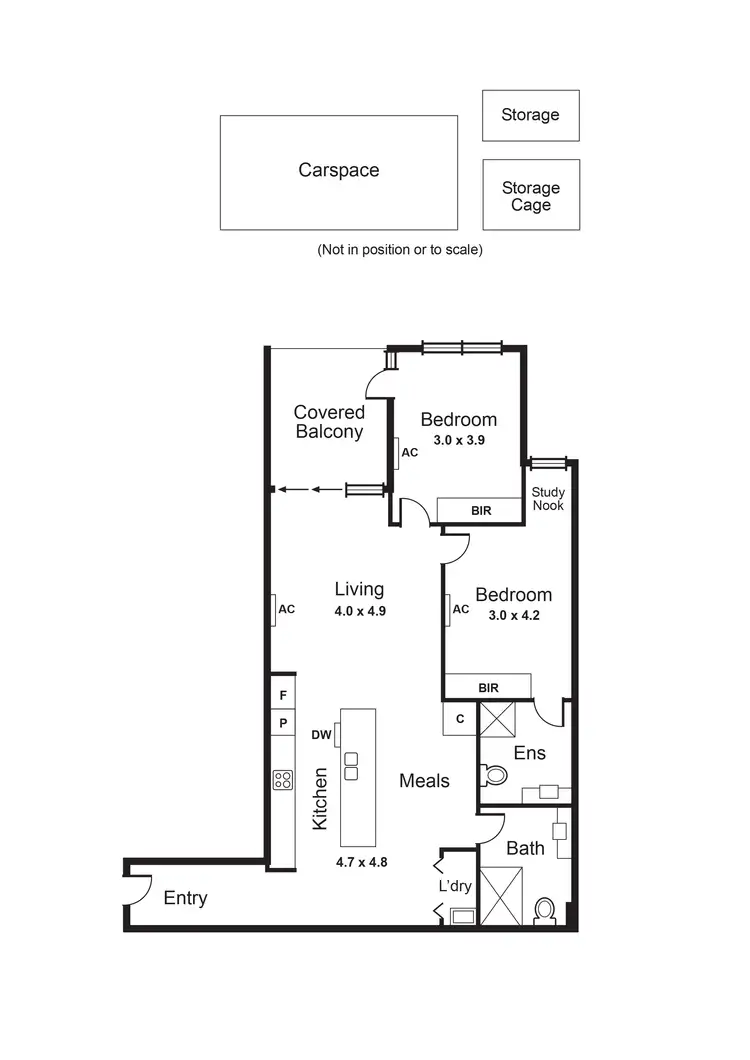 Floorplan of Homely apartment listing, 101/119 Poath Road, Murrumbeena VIC 3163