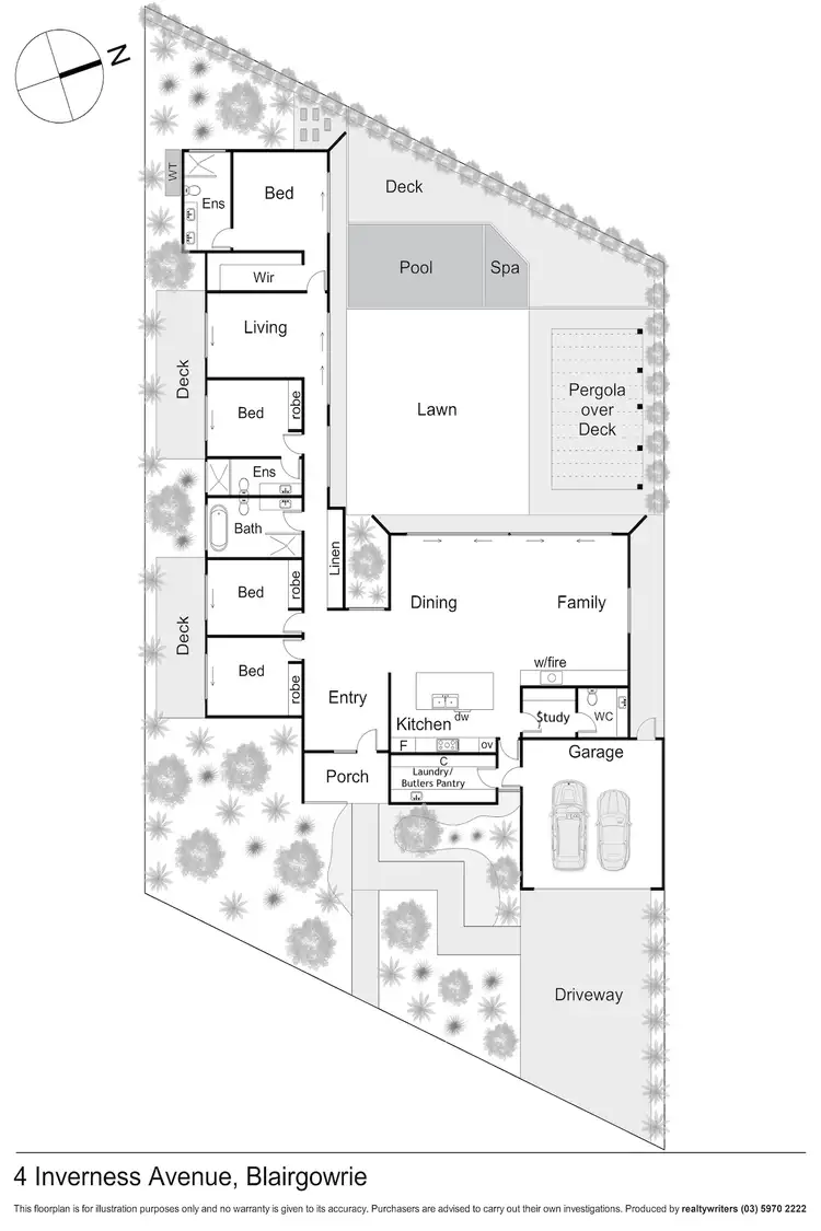 Floorplan of Homely house listing, 4 Inverness Avenue, Blairgowrie VIC 3942