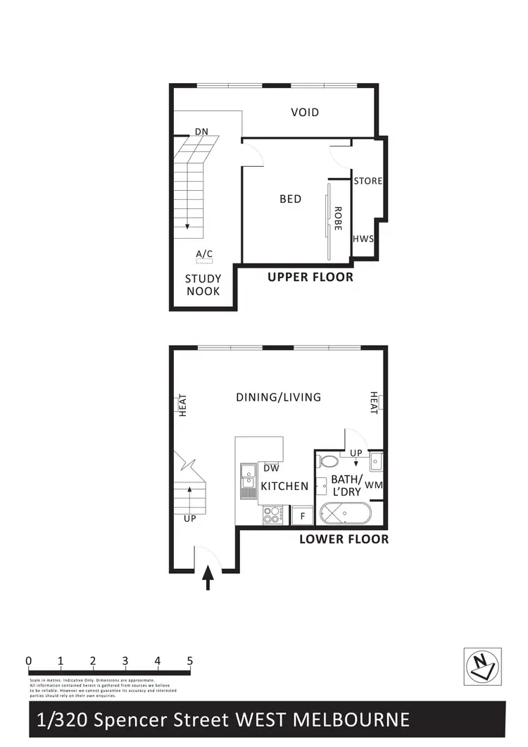 Floorplan of Homely apartment listing, 1/320 Spencer Street, West Melbourne VIC 3003
