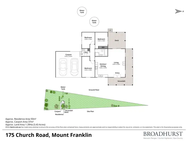 Floorplan of Homely house listing, 175 Church Road, Mount Franklin VIC 3461