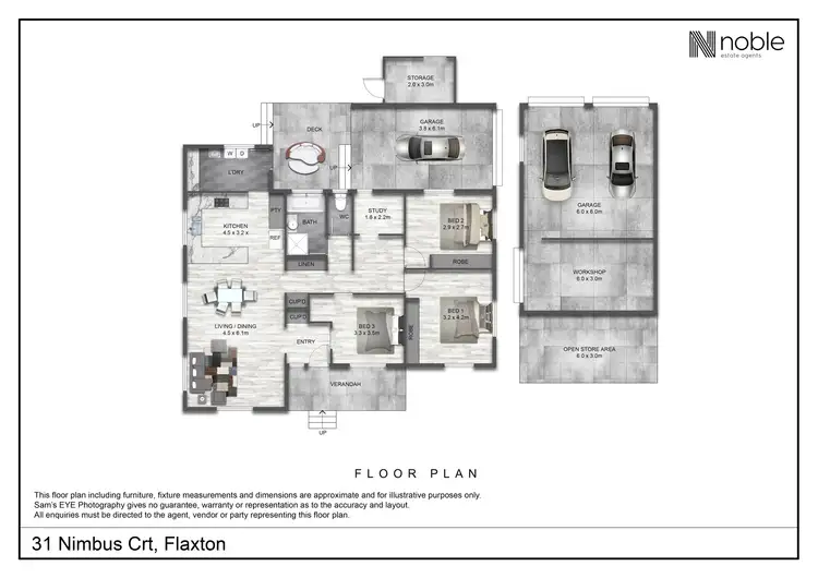 Floorplan of Homely rural property listing, 31 Nimbus Drive, Flaxton QLD 4560