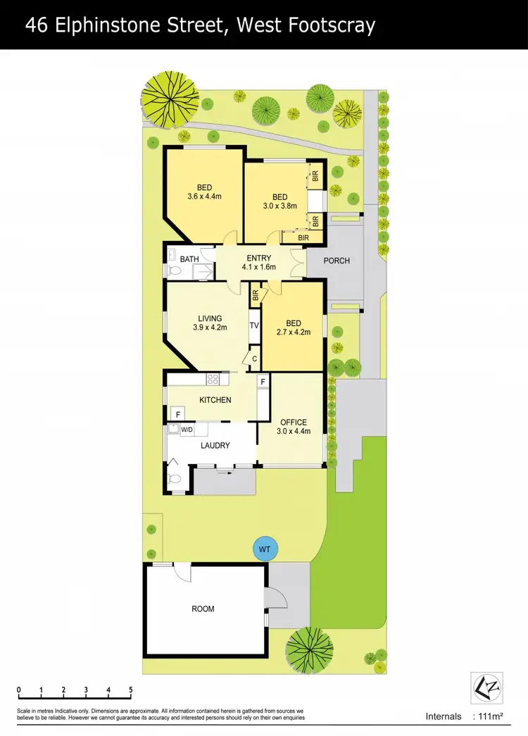 Floorplan of Homely house listing, 46 Elphinstone Street, West Footscray VIC 3012