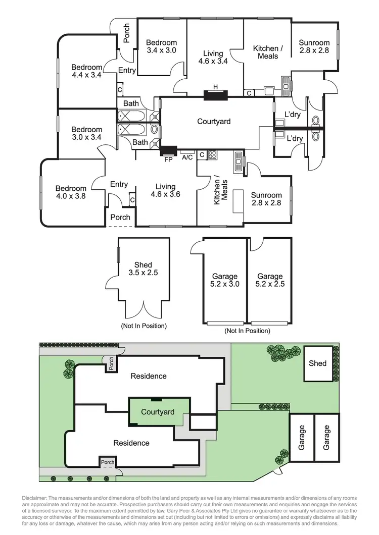 Floorplan of Homely house listing, 46 - 48 John Street, Elwood VIC 3184