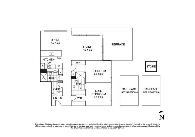 Floorplan of Homely apartment listing, 204/9A Remington Drive, Highett VIC 3190