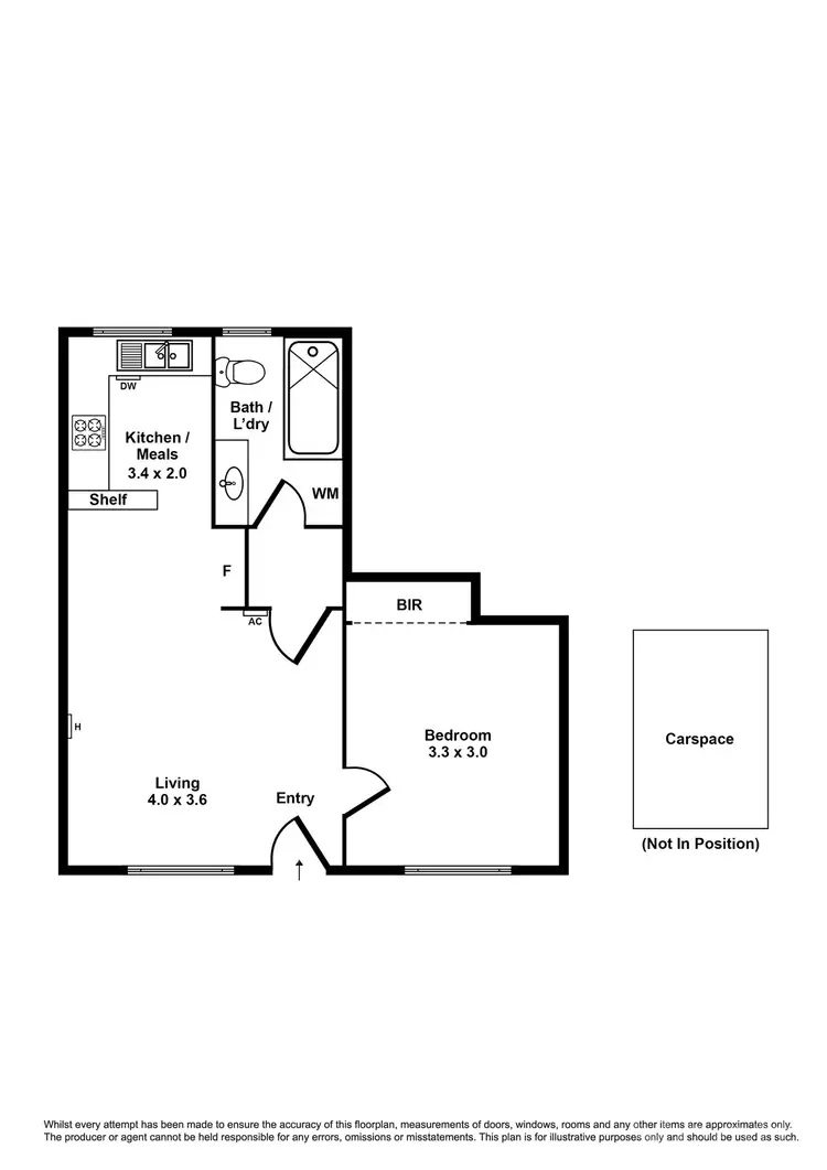 Floorplan of Homely apartment listing, 6/8 John Street, Elwood VIC 3184