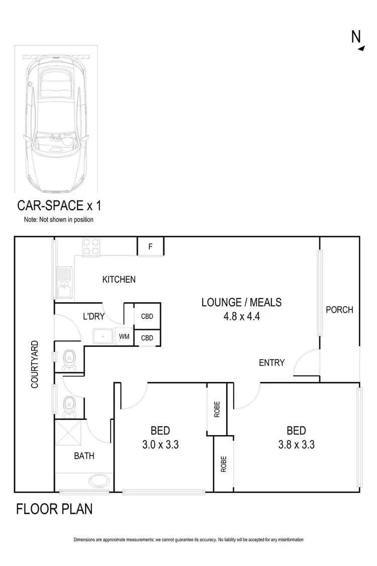 Floorplan of Homely unit listing, 7/16 Ashted Road, Box Hill VIC 3128