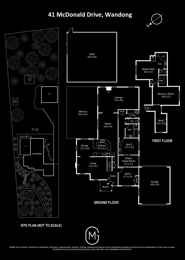 Floorplan of Homely house listing, 41 McDonald Drive, Wandong VIC 3758