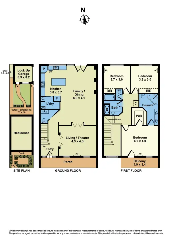 Floorplan of Homely townhouse listing, 220 Kororoit Creek Road, Williamstown North VIC 3016