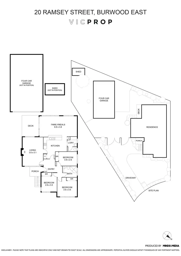 Floorplan of Homely house listing, 20 Ramsey Street, Burwood East VIC 3151