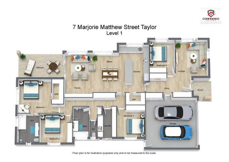 Floorplan of Homely house listing, 7 Marjorie Matthews Street, Taylor ACT 2913