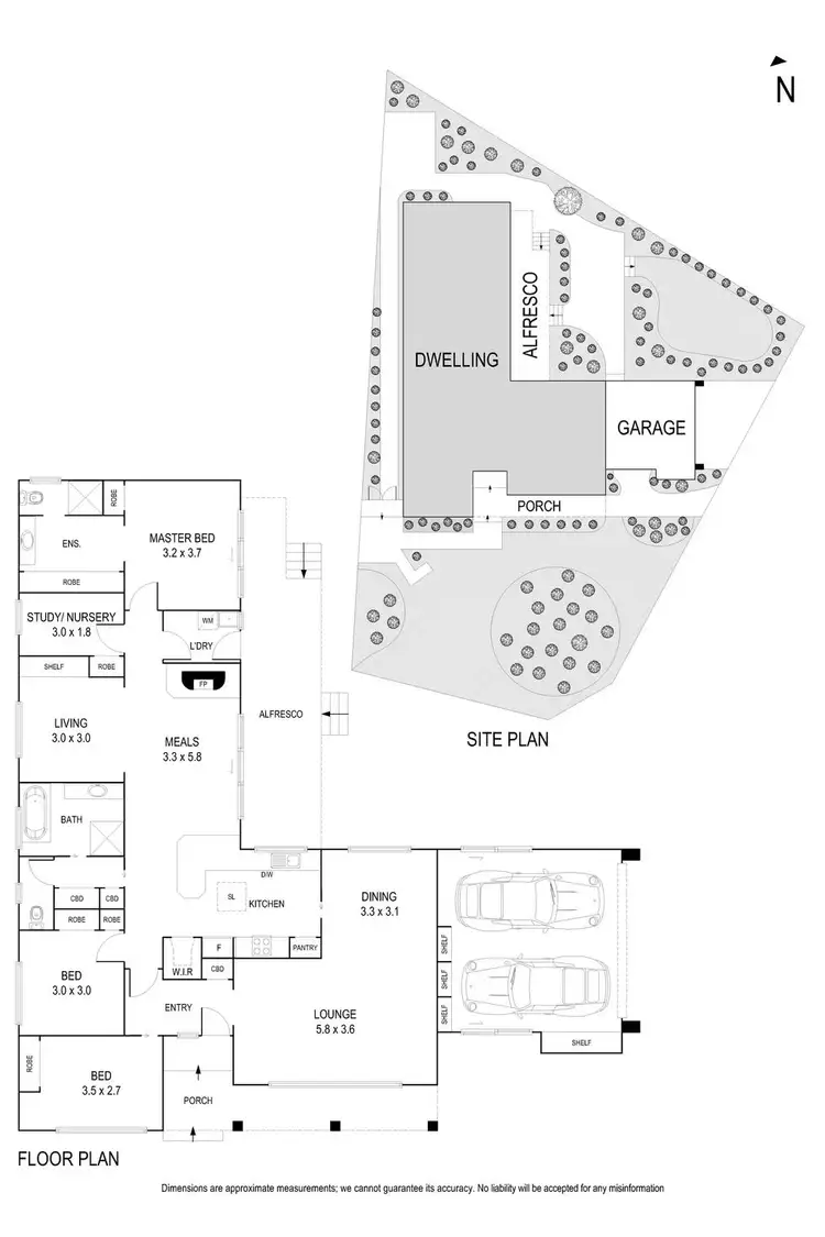 Floorplan of Homely house listing, 12 Thomson Drive, Rosanna VIC 3084