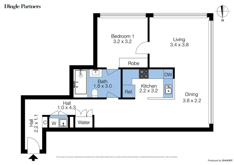 Floorplan of Homely apartment listing, 123/172 William Street, Melbourne VIC 3000