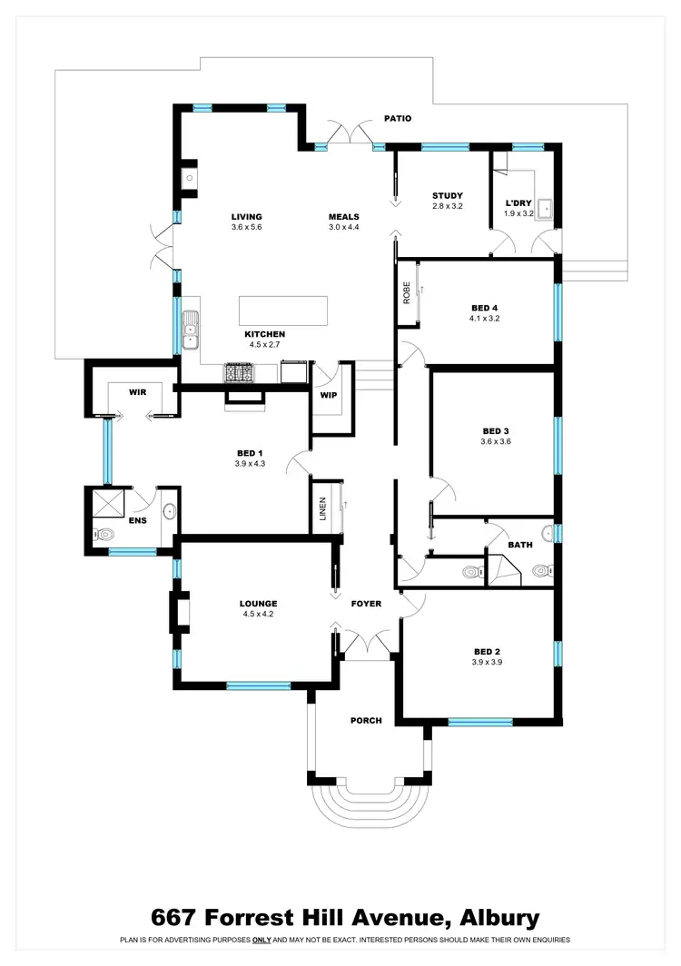Floorplan of Homely house listing, 667 Forrest Hill Avenue, Albury NSW 2640