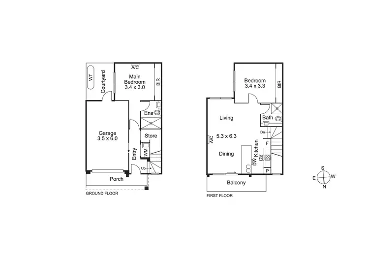 Floorplan of Homely townhouse listing, 14 Banksia Wy, South Morang VIC 3752