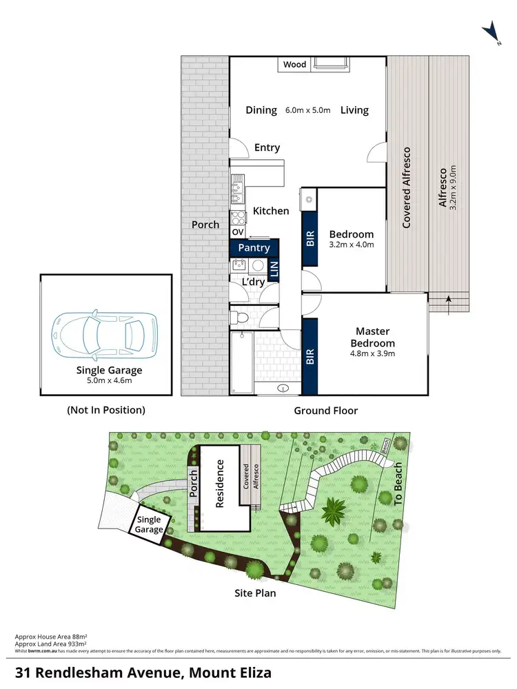 Floorplan of Homely house listing, 31 Rendlesham Avenue, Mount Eliza VIC 3930