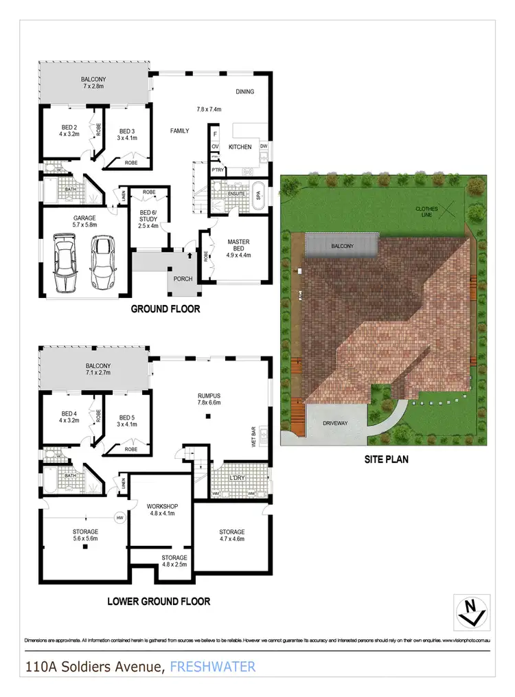 Floorplan of Homely house listing, 110A Soldiers Avenue, Freshwater NSW 2096