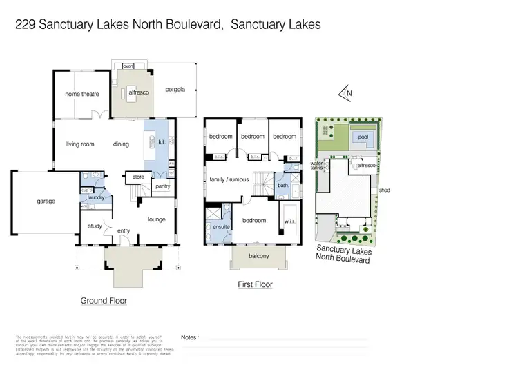 Floorplan of Homely house listing, 229 Sanctuary Lakes North Boulevard, Sanctuary Lakes VIC 3030