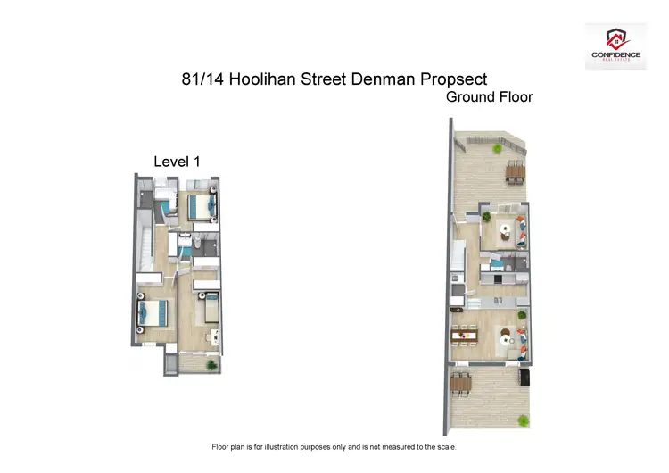 Floorplan of Homely townhouse listing, 81/14 Hoolihan Street, Denman Prospect ACT 2611