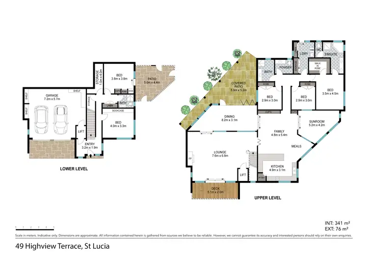 Floorplan of Homely house listing, 49 Highview Terrace, St Lucia QLD 4067