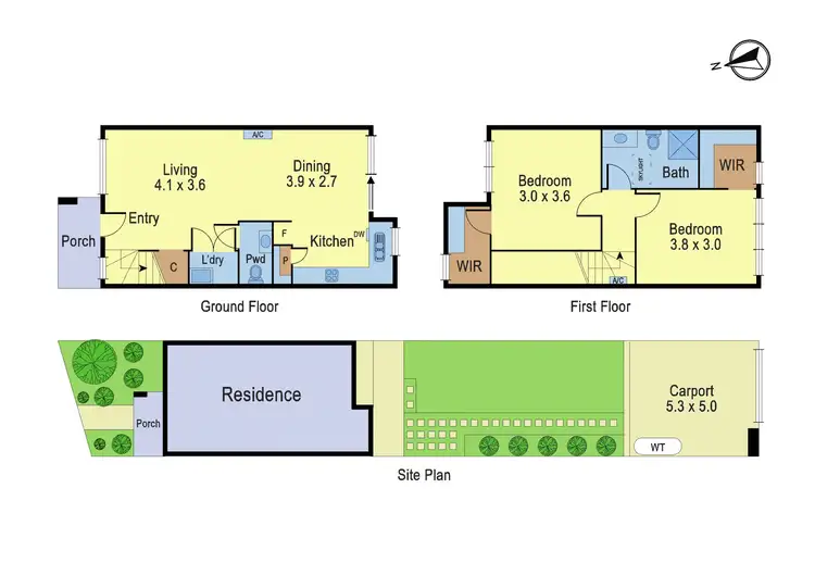 Floorplan of Homely townhouse listing, 51 Mccubbin Way, Mernda VIC 3754
