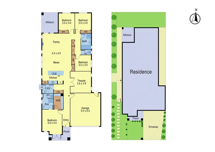Floorplan of Homely house listing, 17 Bronte Crescent, Doreen VIC 3754