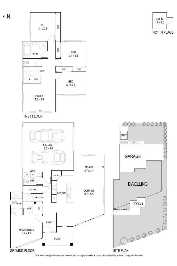 Floorplan of Homely townhouse listing, 4/258 Wonga Road, Warranwood VIC 3134