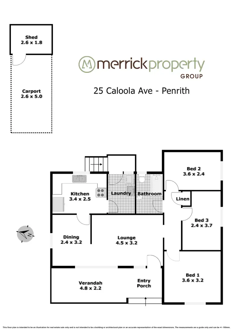 Floorplan of Homely house listing, 25 Caloola Avenue, Penrith NSW 2750
