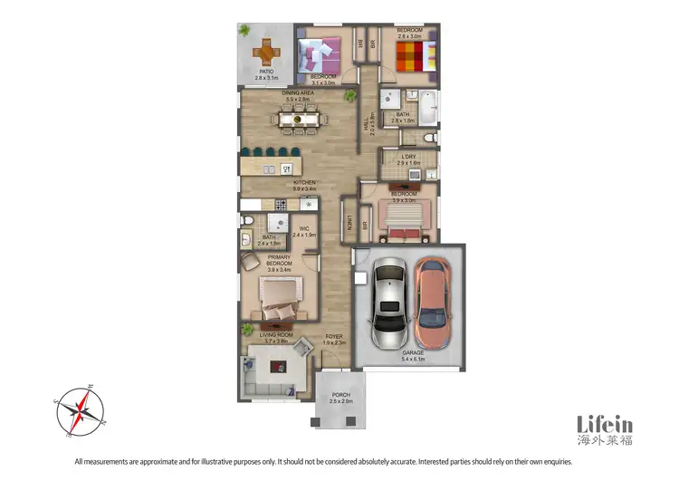 Floorplan of Homely house listing, 40 Bruckner Drive, Point Cook VIC 3030