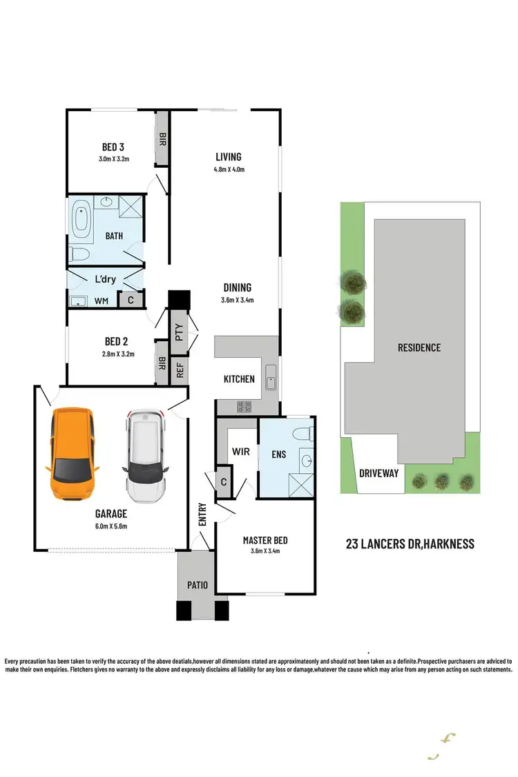 Floorplan of Homely house listing, 23 Lancers Drive, Harkness VIC 3337