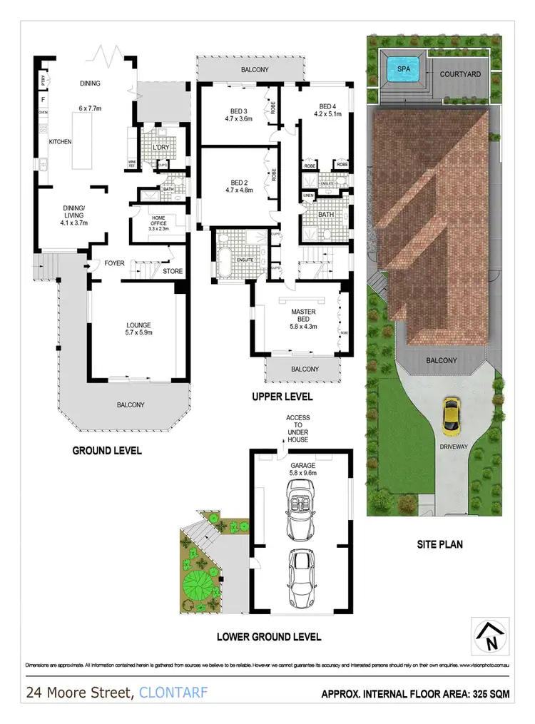 Floorplan of Homely house listing, 24 Moore Street, Clontarf NSW 2093