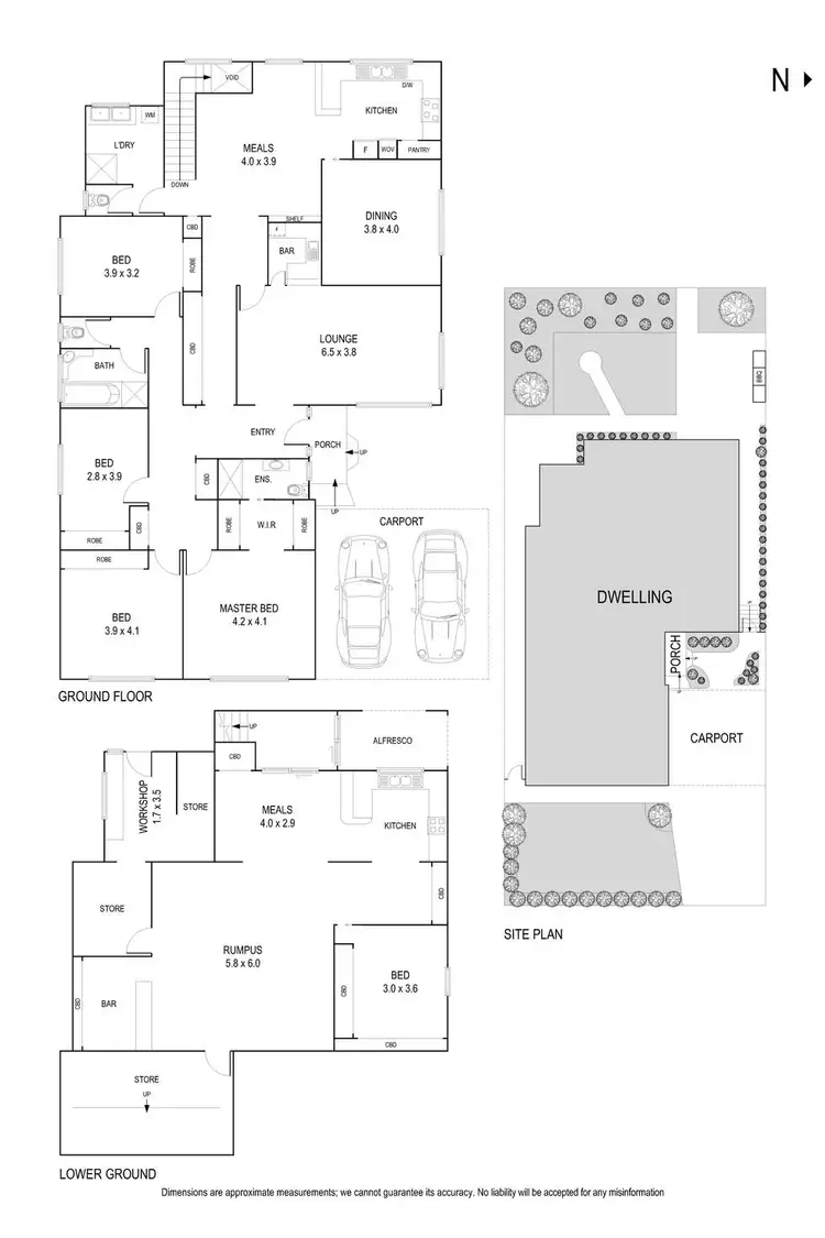 Floorplan of Homely house listing, 5 Pleasant Road, Bulleen VIC 3105