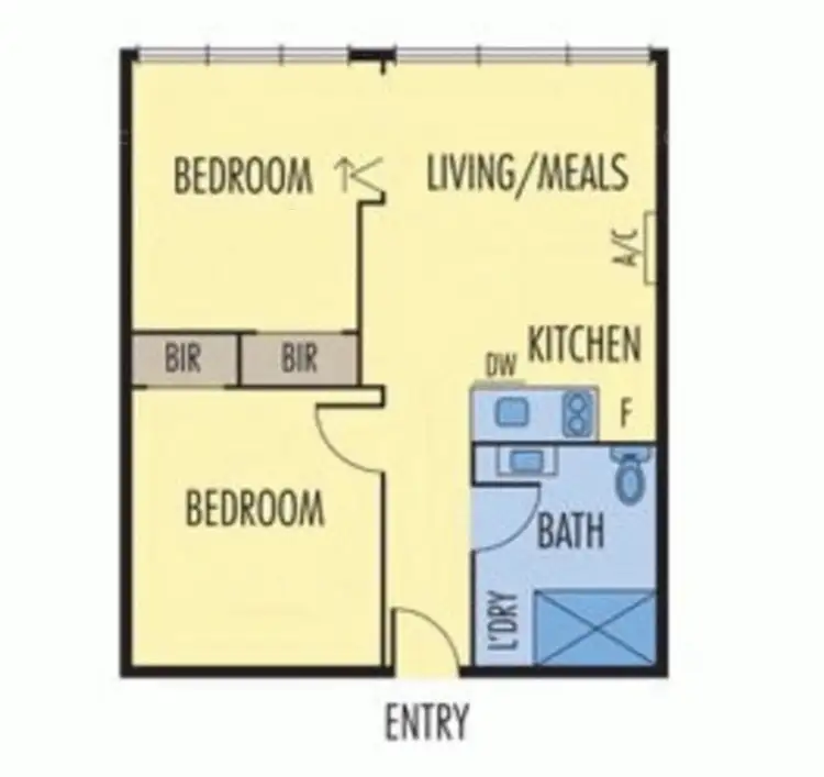 Floorplan of Homely apartment listing, 1805/31 A'BECKETT Street, Melbourne VIC 3000