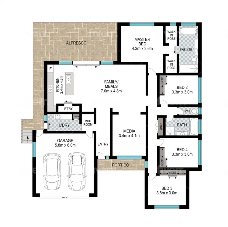 Floorplan of Homely house listing, 28 Red Cedar Ridge, Kew NSW 2439