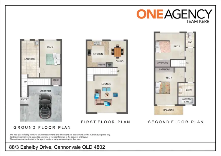 Floorplan of Homely unit listing, 88/3 Eshelby Drive, Cannonvale QLD 4802