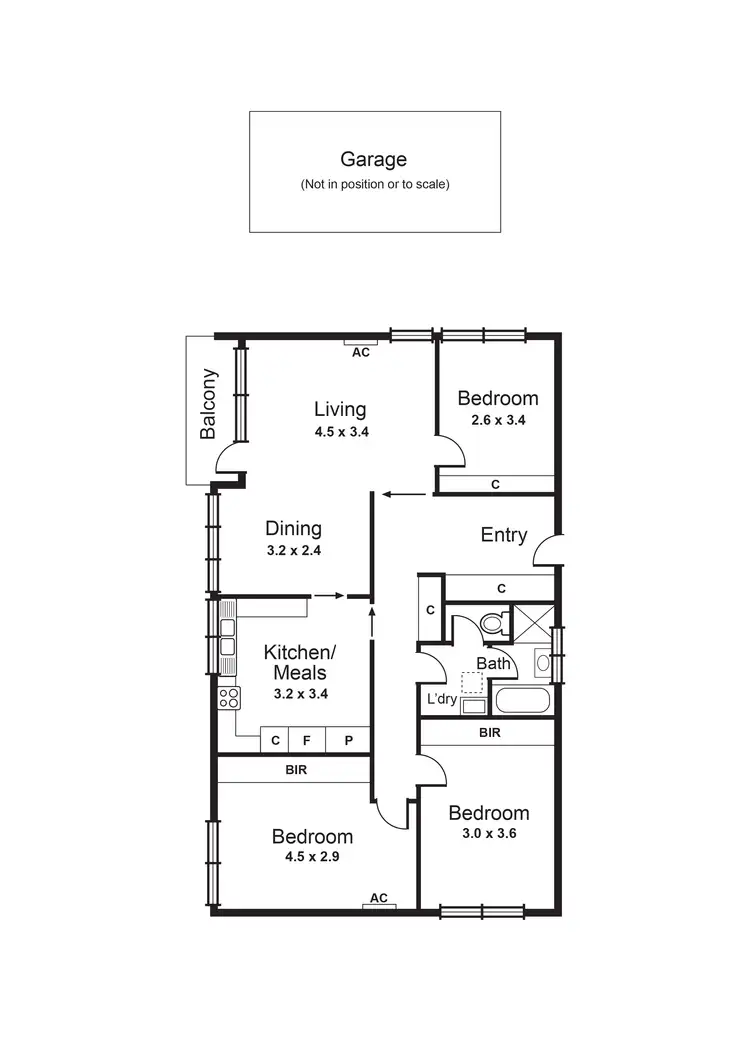 Floorplan of Homely apartment listing, 2/2 Ash Grove, Caulfield VIC 3162