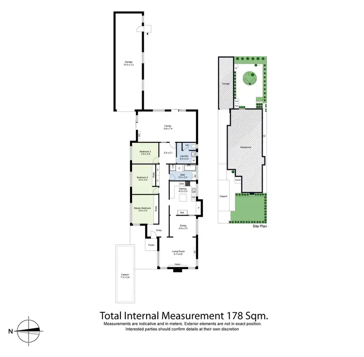 Floorplan of Homely house listing, 3 Stooke Street, Yarraville VIC 3013