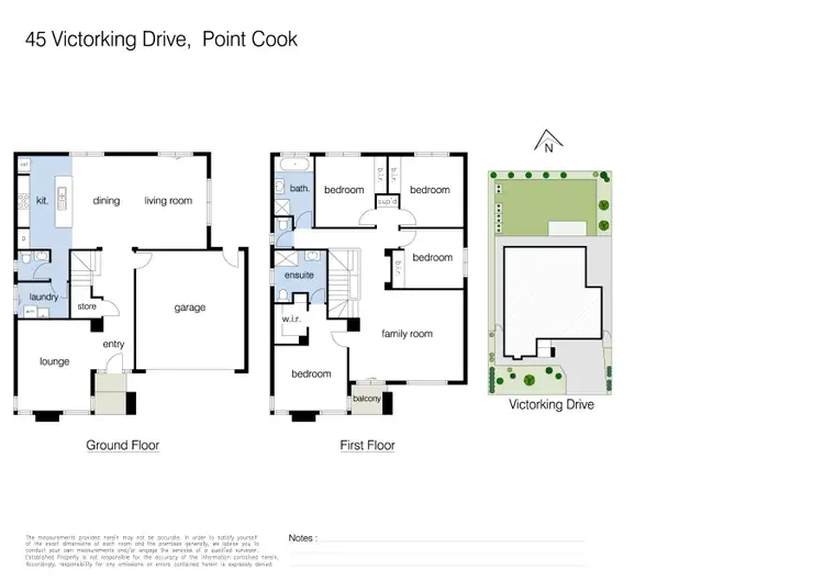 Floorplan of Homely house listing, 45 Victorking Drive, Point Cook VIC 3030