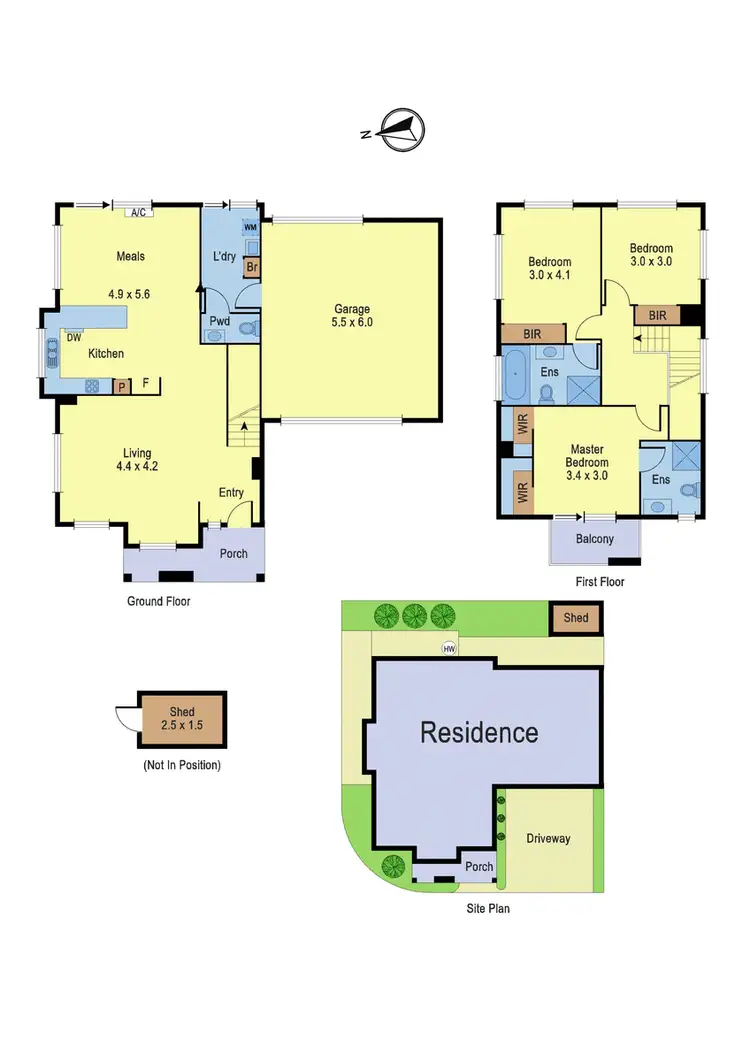 Floorplan of Homely house listing, 13 Alphie Way, Doreen VIC 3754