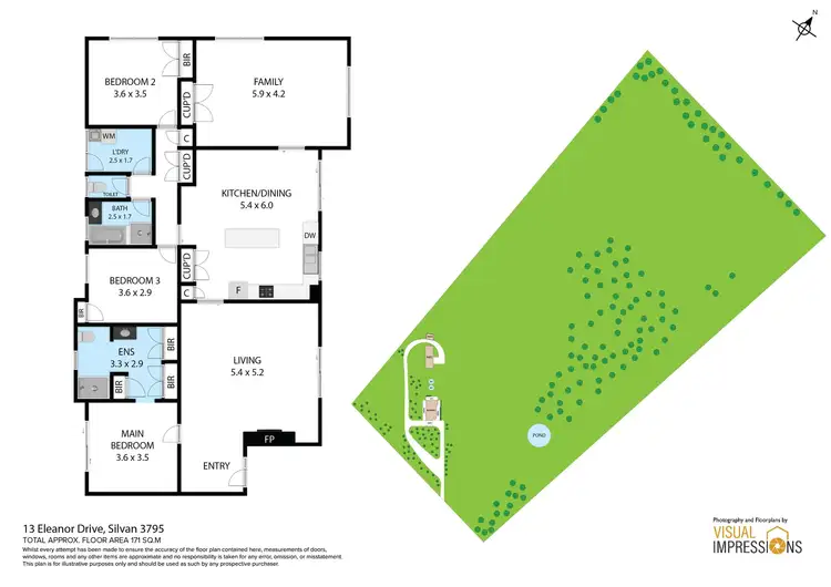Floorplan of Homely house listing, 13 Eleanor Drive, Silvan VIC 3795