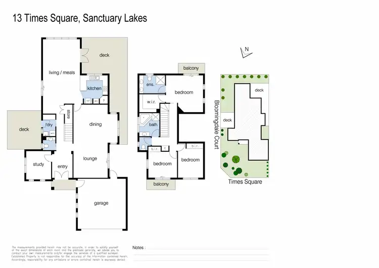 Floorplan of Homely house listing, 13 Times Square, Sanctuary Lakes VIC 3030