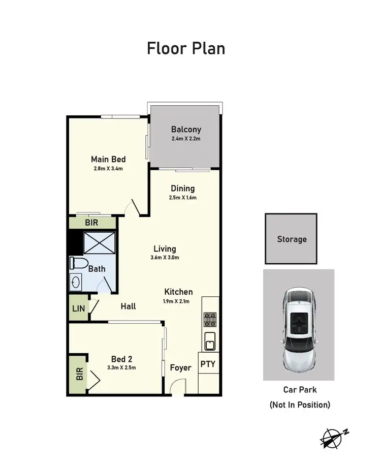 Floorplan of Homely apartment listing, 212/58 Kambrook Road, Caulfield North VIC 3161