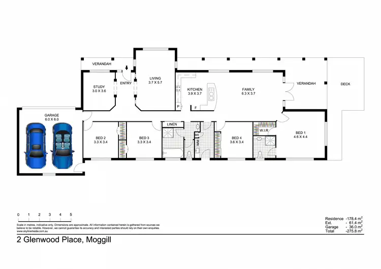 Floorplan of Homely house listing, 2 Glenwood Place, Moggill QLD 4070