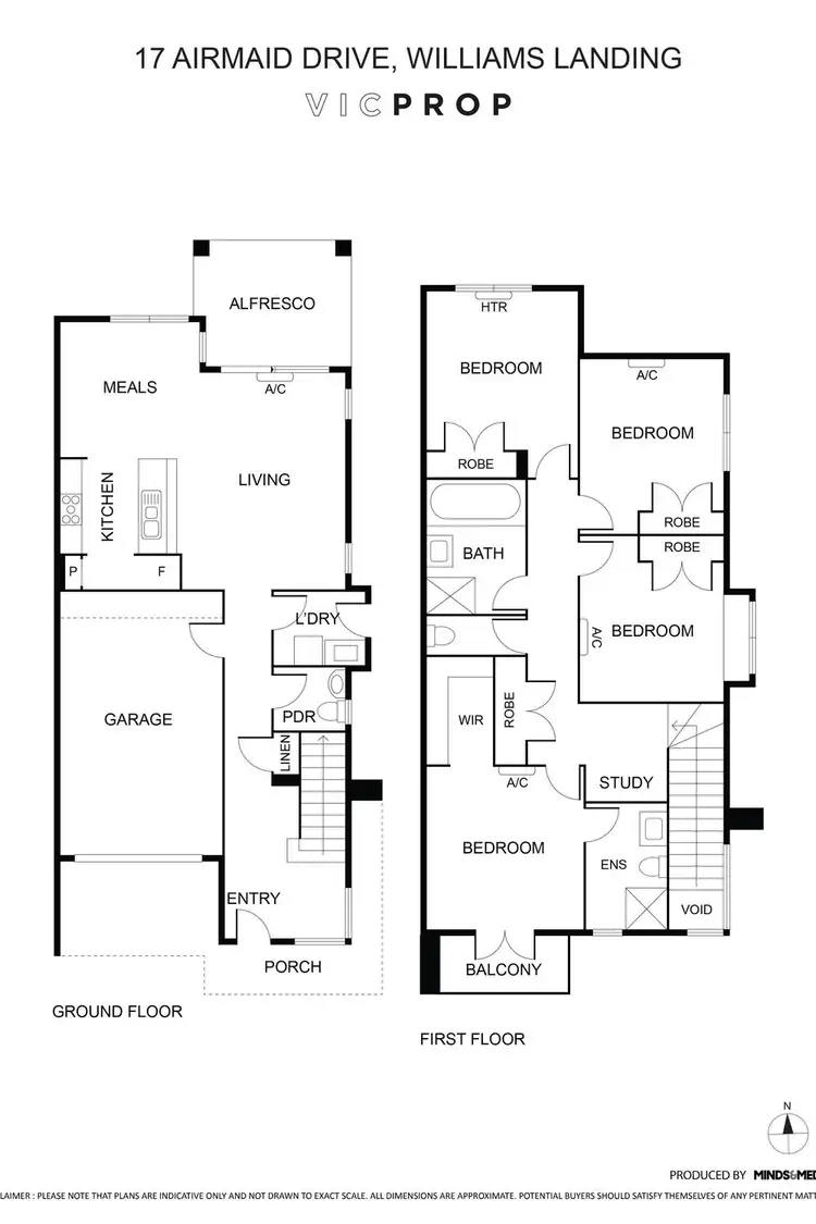 Floorplan of Homely townhouse listing, 17 Airmaid Drive, Williams Landing VIC 3027