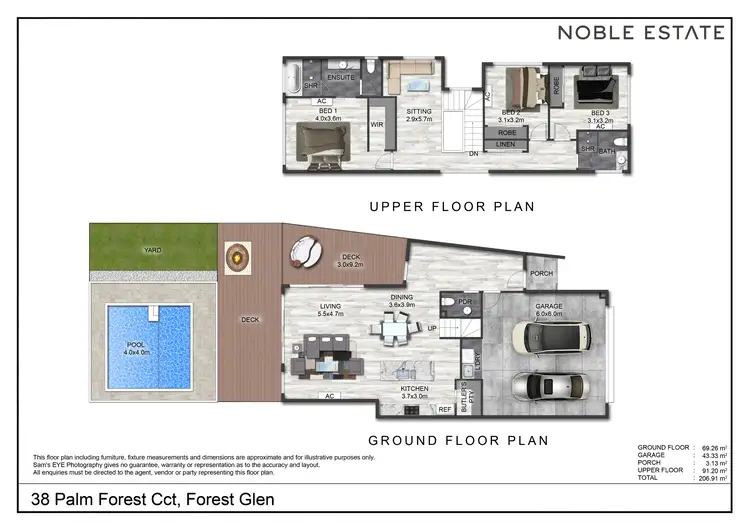 Floorplan of Homely house listing, 38 Palm Forest Circuit, Forest Glen QLD 4556