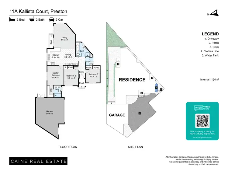 Floorplan of Homely house listing, 11a Kallista Court, Preston VIC 3072