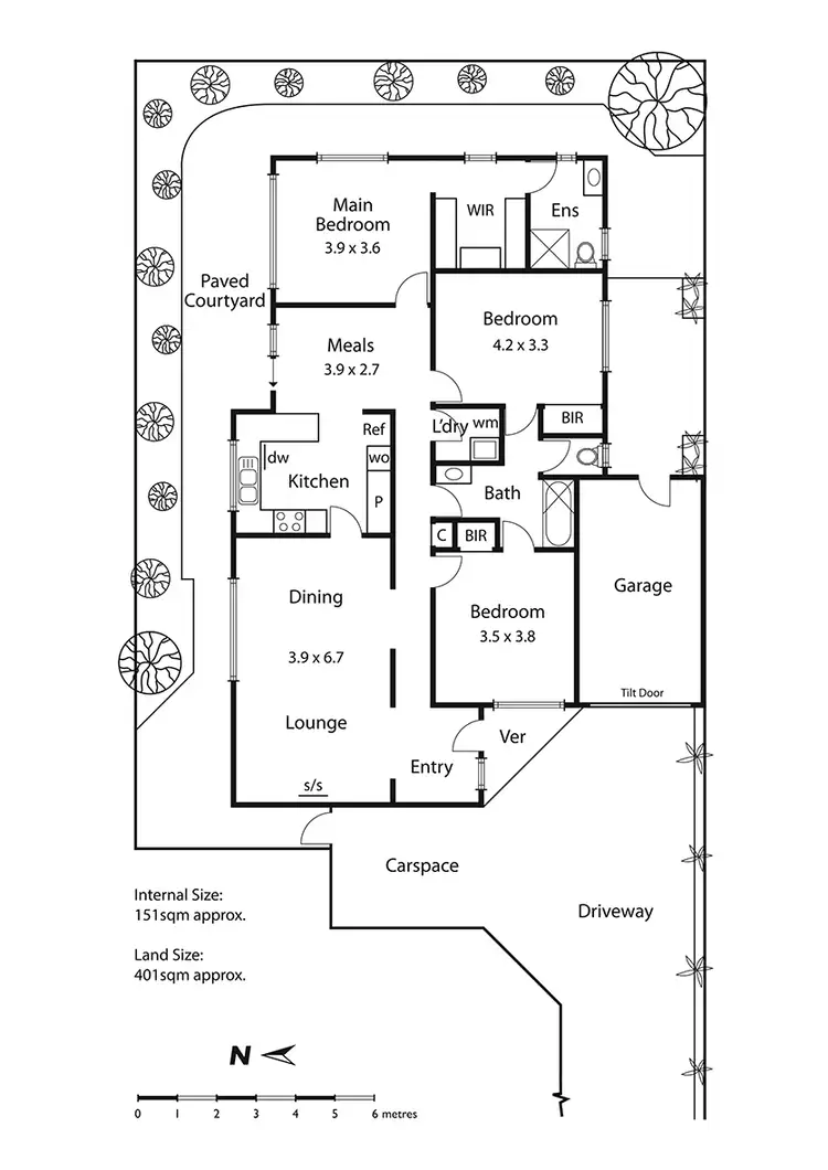 Floorplan of Homely townhouse listing, 2/26 Begonia Road, Gardenvale VIC 3185
