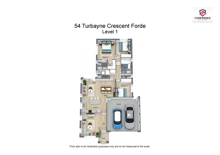 Floorplan of Homely house listing, 54 Turbayne Crescent, Forde ACT 2914