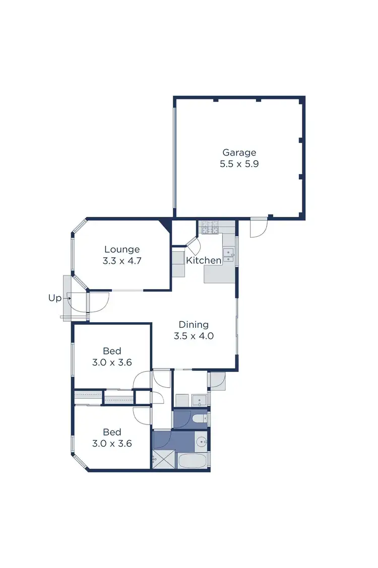 Floorplan of Homely unit listing, 2/16 Stud Road, Bayswater VIC 3153