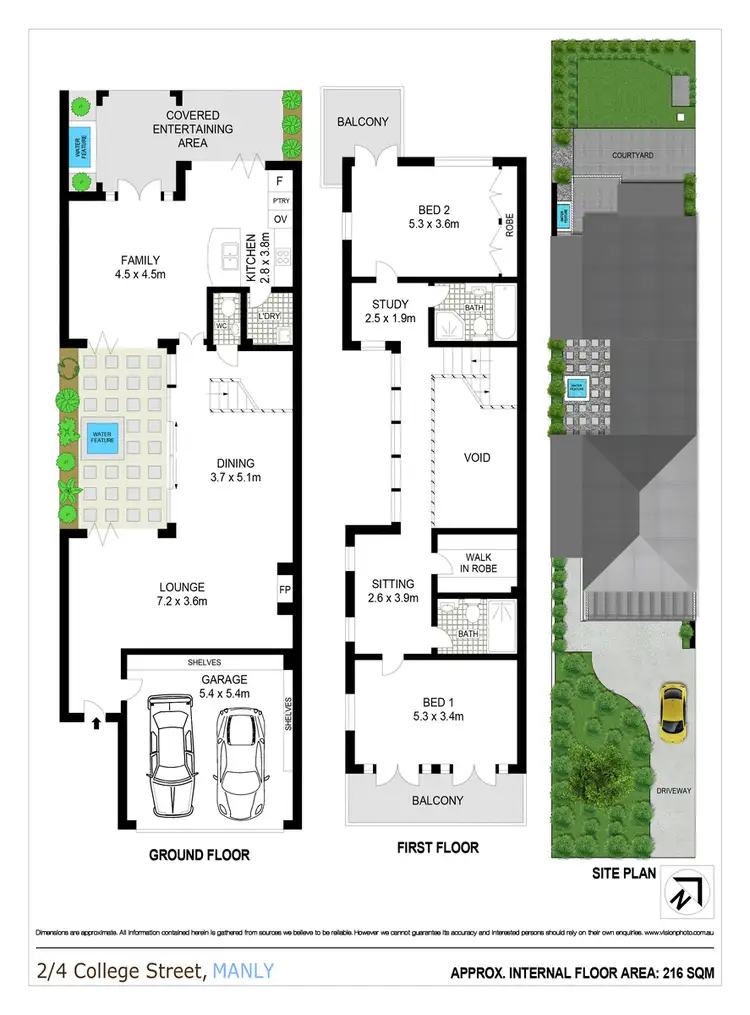 Floorplan of Homely house listing, 2/4 College Street, Manly NSW 2095