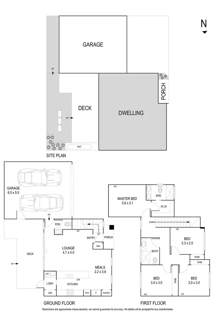 Floorplan of Homely townhouse listing, 2/22 Sunhill Road, Templestowe Lower VIC 3107